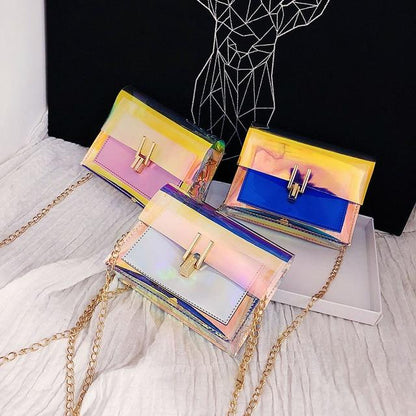 Holographic Shoulder Bag - FashionAngelz