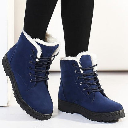 Fur Plush Winter Boots - FashionAngelz