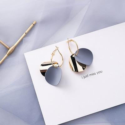 Blue Acrylic Earings - FashionAngelz
