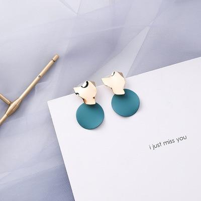 Blue Acrylic Earings - FashionAngelz