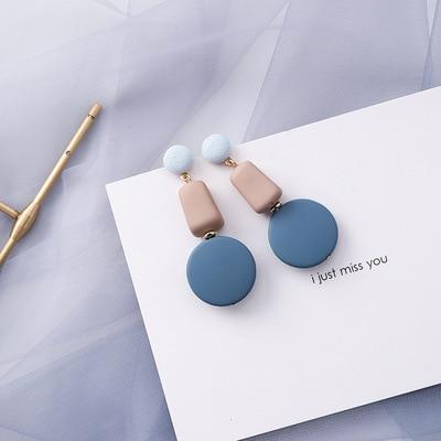 Blue Acrylic Earings - FashionAngelz