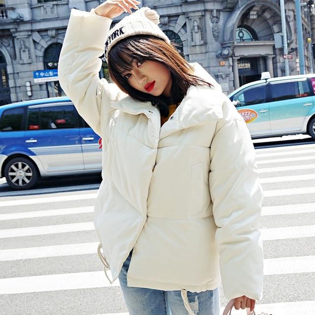 Hooded Puffer jacket Down Coats chu mark parka Store Beige S 