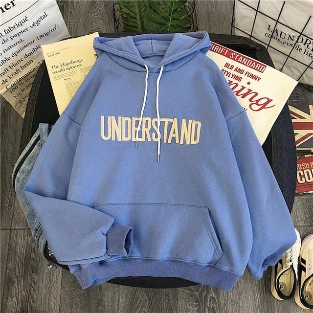"Understand" Hoodie Hoodies & Sweatshirts zuolunouba Official Store 